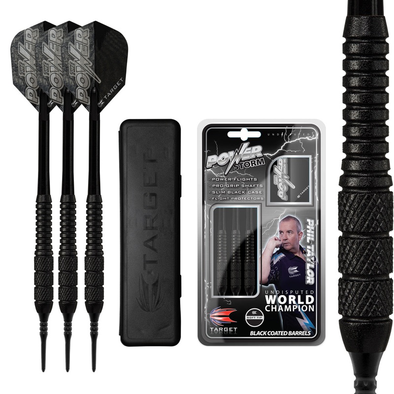 Phil Taylor Power Storm Soft Tip Darts by Target 18 Gram
