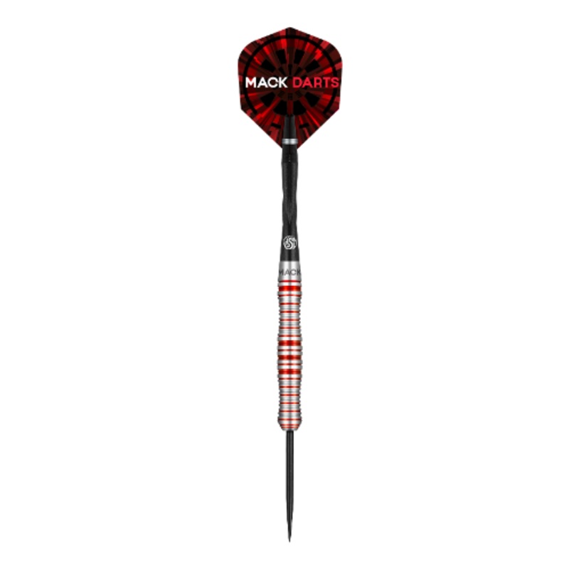 Shot Mack Darts Collab Steel Tip Dart Set-80% Tungsten Barrels-23gm