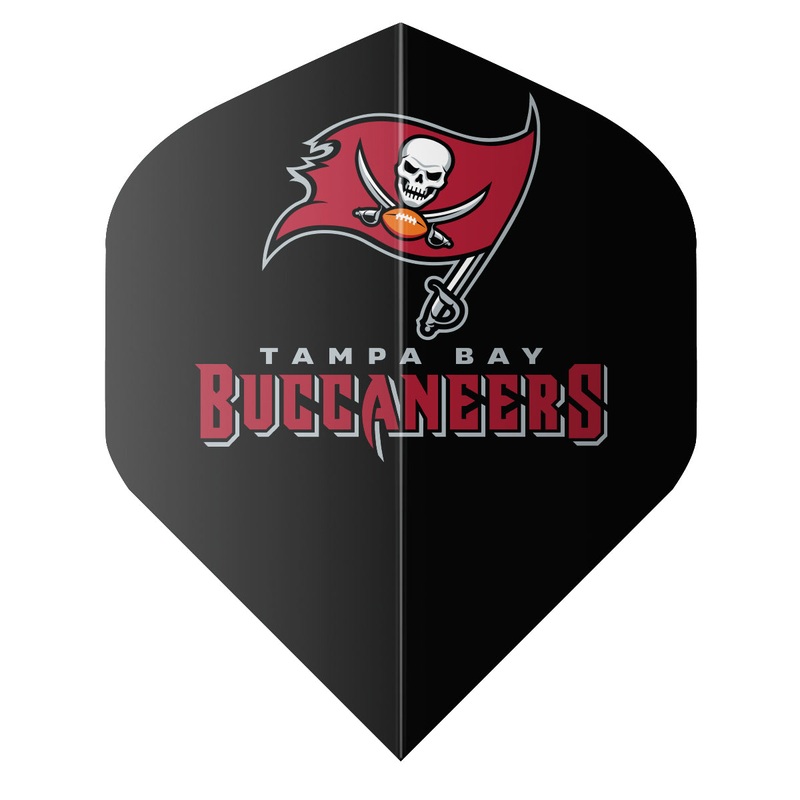 Shot NFL Tampa Bay Buccaneers Flight Set Black Standard 100 Micron Polymer