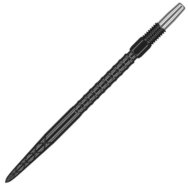 Target Swiss Diamond Pro Surge Grip Steel Points – Black 35mm
