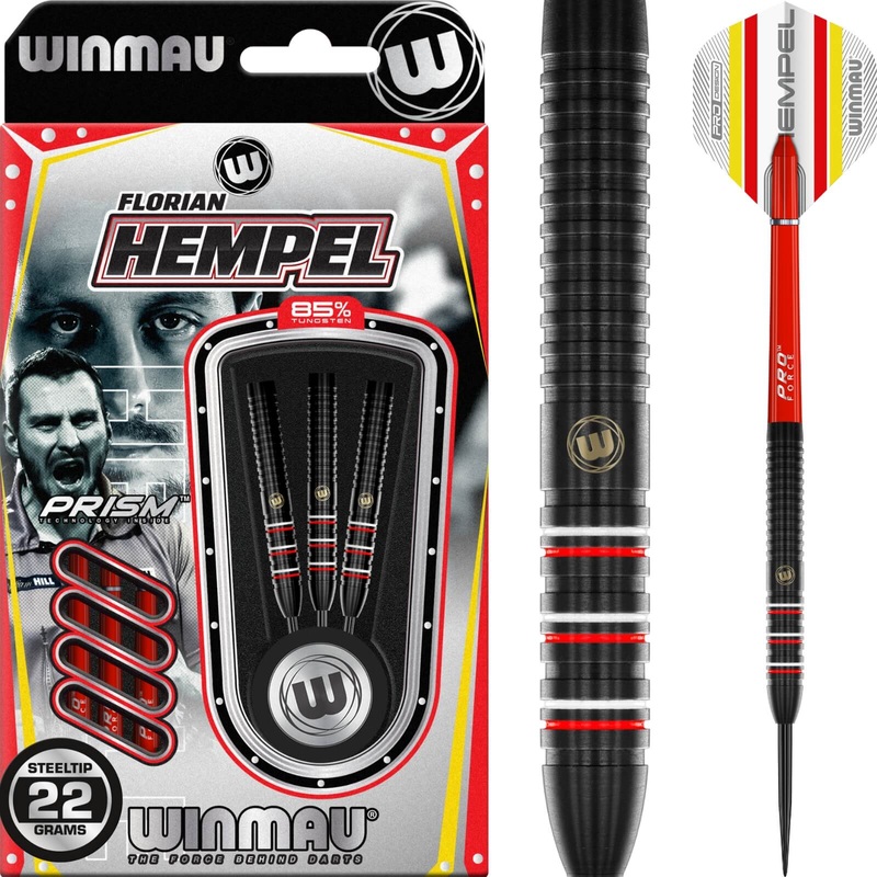 Winmau – Florian Hempel 85 Pro Series Darts – Steel Tip – 85% Tungsten – 22g 24g 22 grams