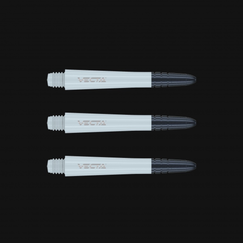 Winmau Vecta Medium White Polycarbonate Medium (40mm in length excluding thread) White