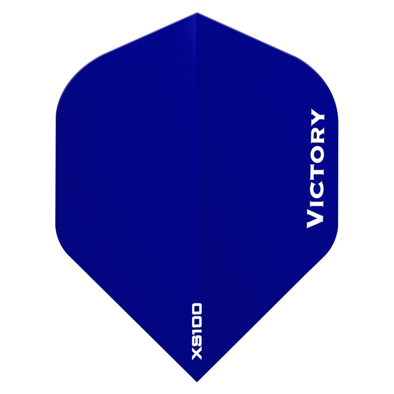 100 Sets Victory Darts XS100 Colours Blue Extra Strong Dart Flights