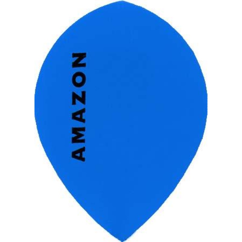 Amazon Blue Pear 100 Micron Extra Strong Dart Flights Blue