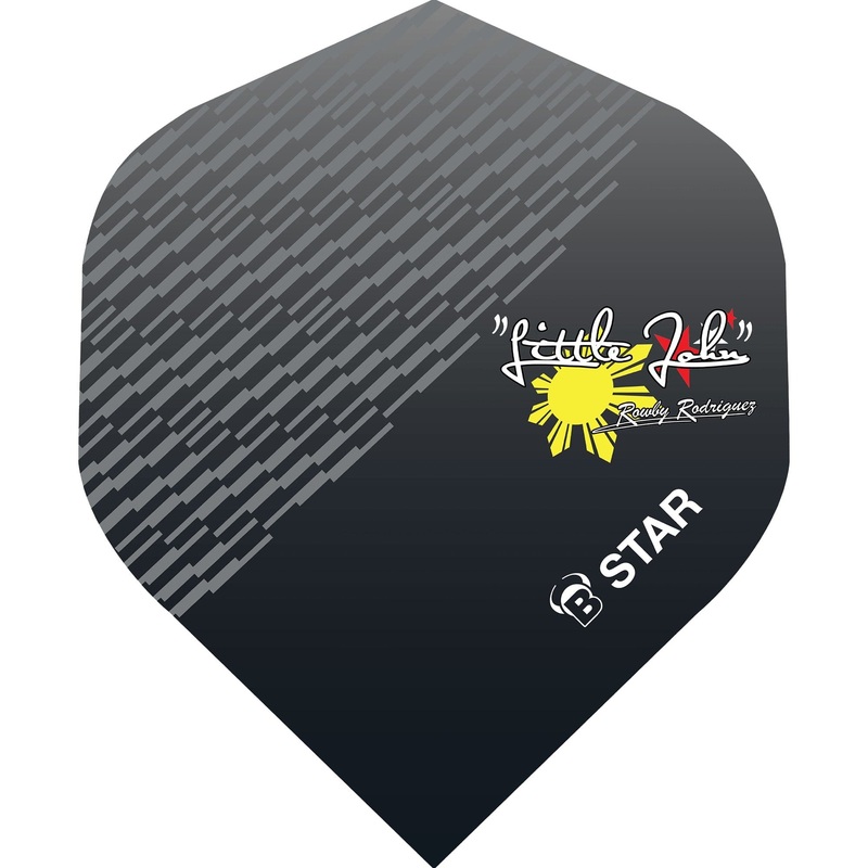 *BULL’S B-Star Dart Flights – 100 Micron – A-Std – Rowby-John Rodriguez