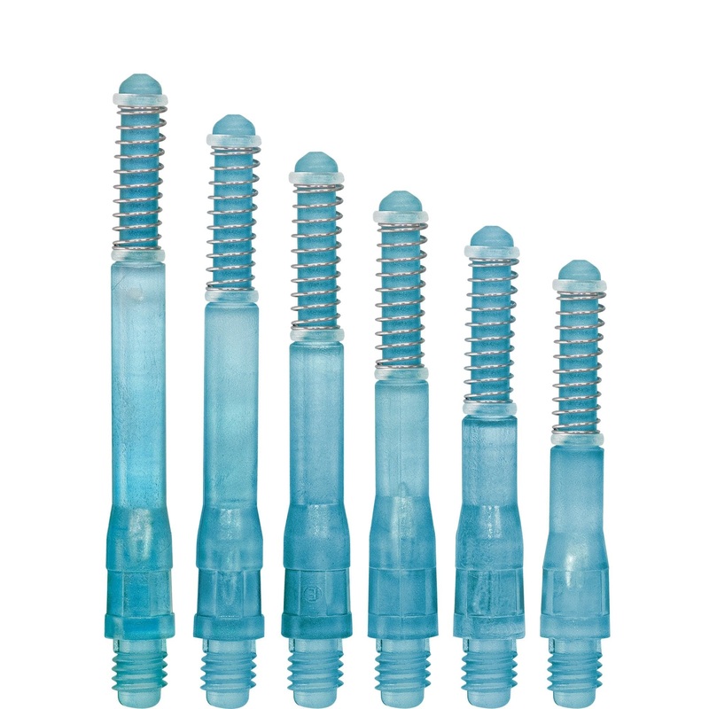 *Cuesoul – Dart Shafts – Tero Flight System – AK7 – Gradient – Standard – Set of 4 – Blue Cuesoul 32mm