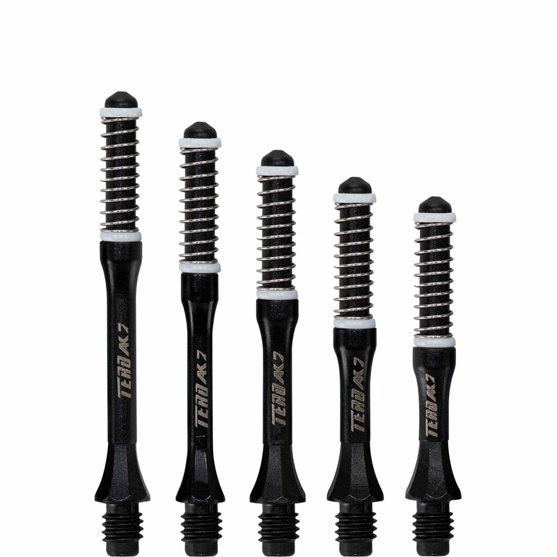 Cuesoul – Dart Shafts – Tero Flight System – AK7 – Slim – Set of 4 – Black Cuesoul 32mm