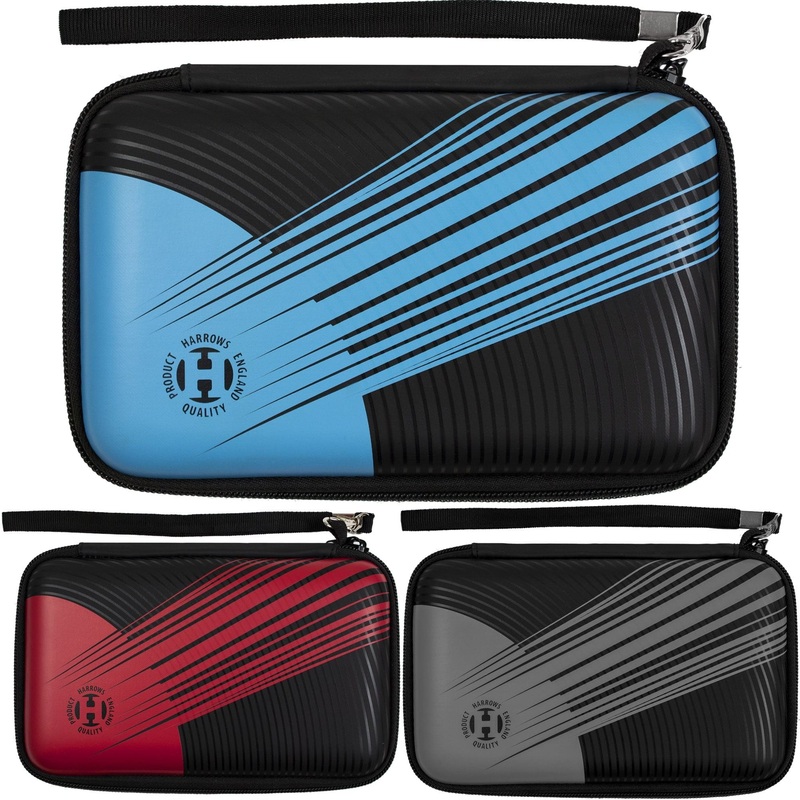 Harrows Blaze Fire Pro 6 Dart Wallet – Darts Case – Strong Aqua Blue
