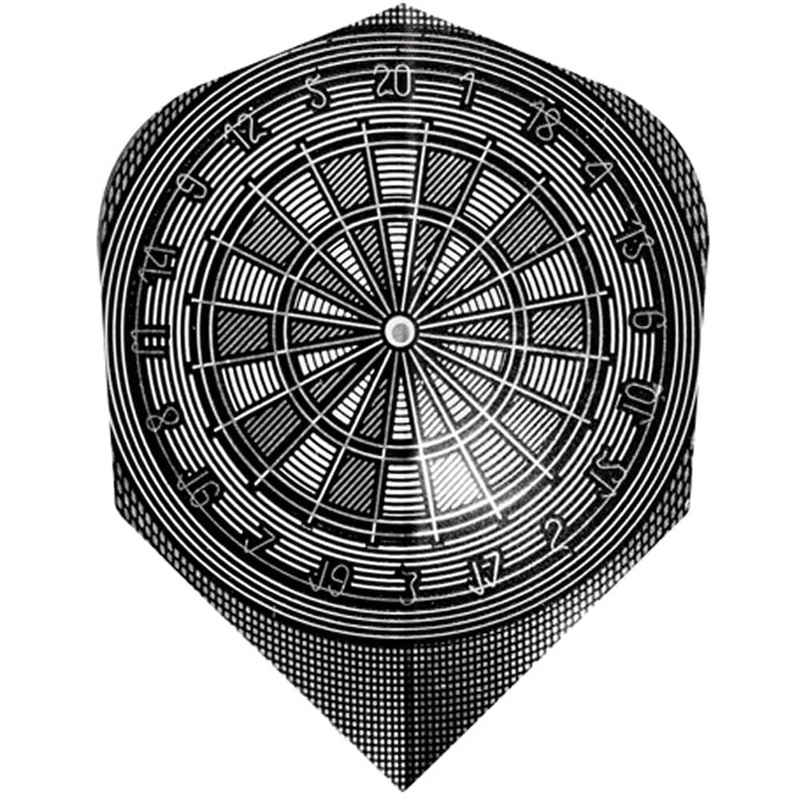 *Harrows Dart Flights – Quadro – Poly Classic – Std – Dartboard – Mono