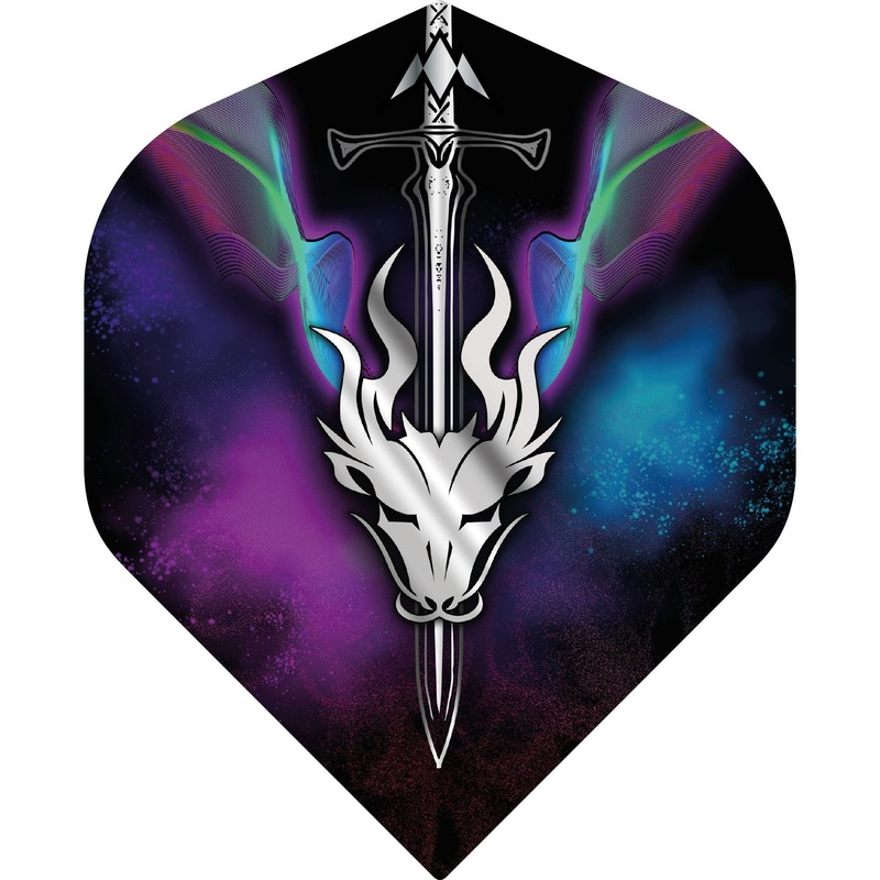 Mission Solo Dart Flights – 100 Micron – No2 – Std – Occult