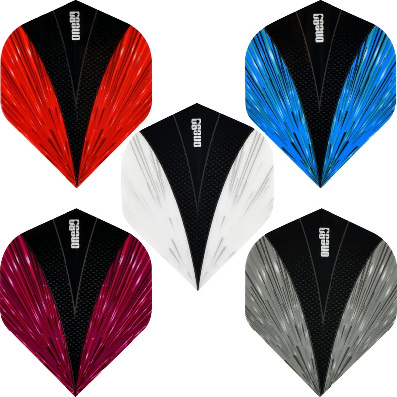 One80 Dart Flights – 100 Micron – Collage Flight – No2 – Std Blue