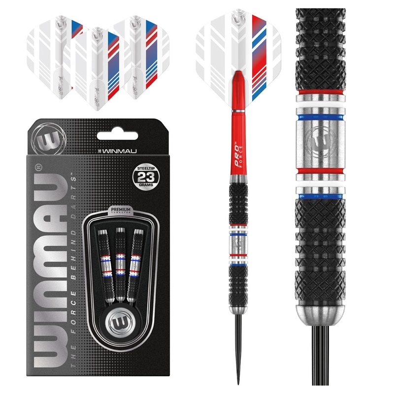 Thibault Tricole 90% Tungsten Steel Tip Darts by Winmau 23 Gram