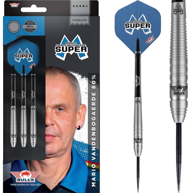 *Bulls Mario Vandenbogaerde Darts – Steel Tip – 80% 23g