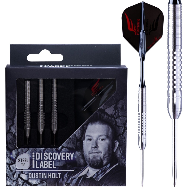 *Cosmo Discovery Label Darts – Steel Tip – 90% Tungsten – Dustin Holt – 22g
