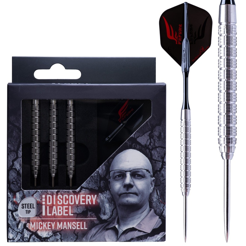 Cosmo Discovery Label Darts – Steel Tip – 90% Tungsten – Mickey Mansell – 25g