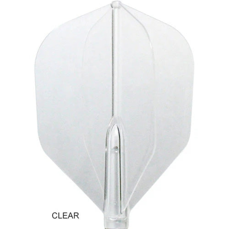 Cosmo Fit Flight Air Dart Flights – Shape Clear Shape 250 Micron Clear