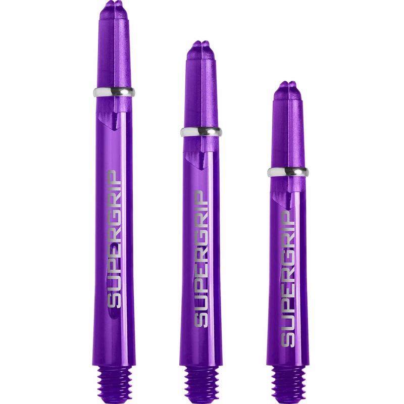 Harrows Supergrip Shafts – Dart Stems – Dark Purple Medium
