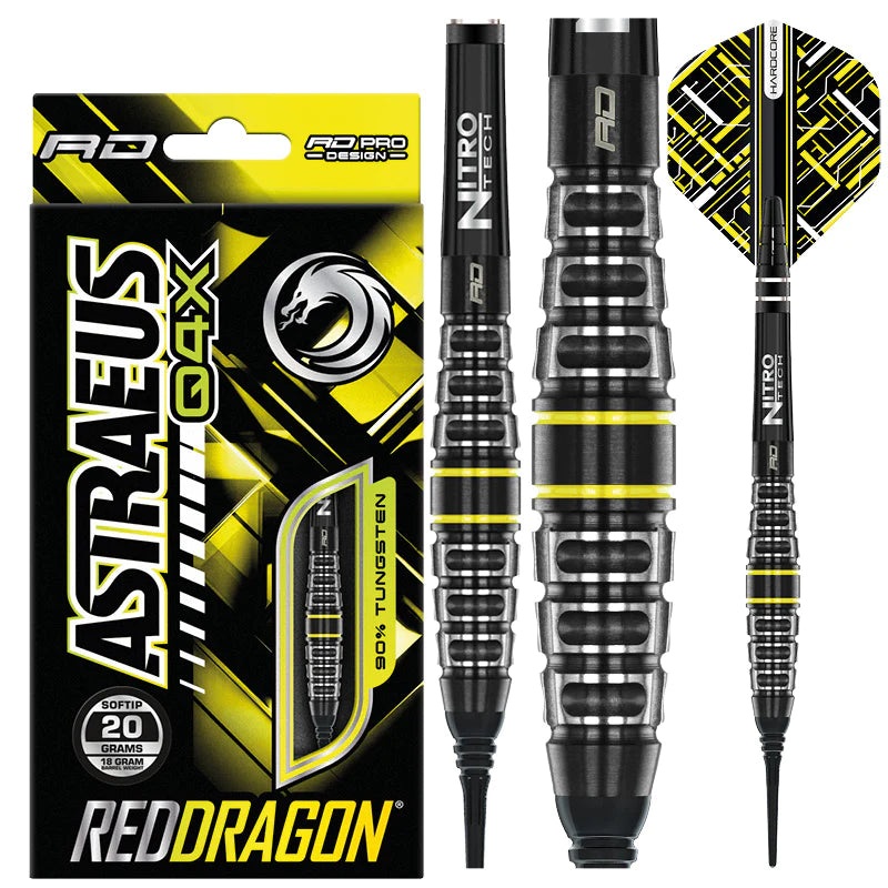 Red Dragon ASTRAEUS 18 gram barrel/20 gram full Q4X TORPEDO 90% Tungsten SOFT TIP