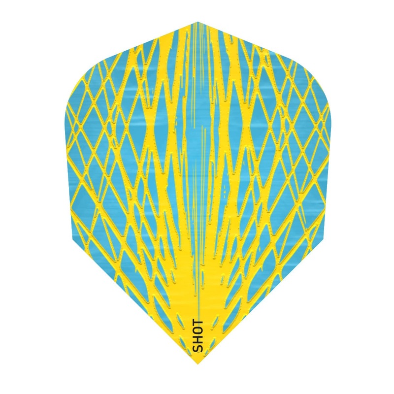 Shot Rowby-John Araw Dart Flight Set – Small Standard Standard 100 Micron Polymer