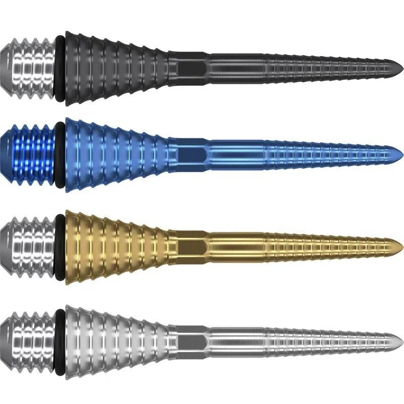 Target Darts Swiss Point Conversion Points Grooved Black 26mm