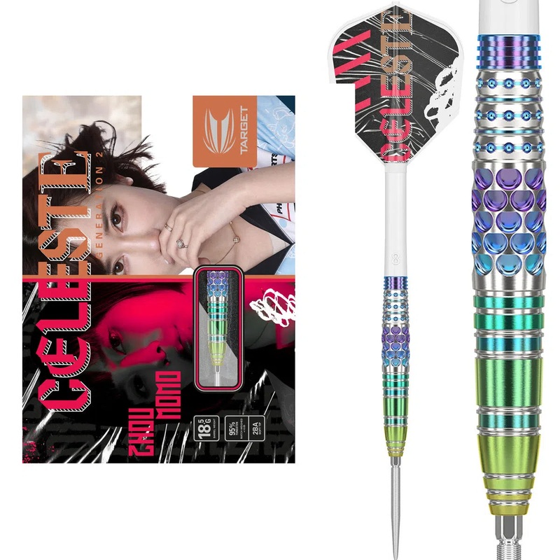 Target Japan Zhou Momo Celeste G2 SP 95% Tungsten Steel Tip Darts 21 GRAM