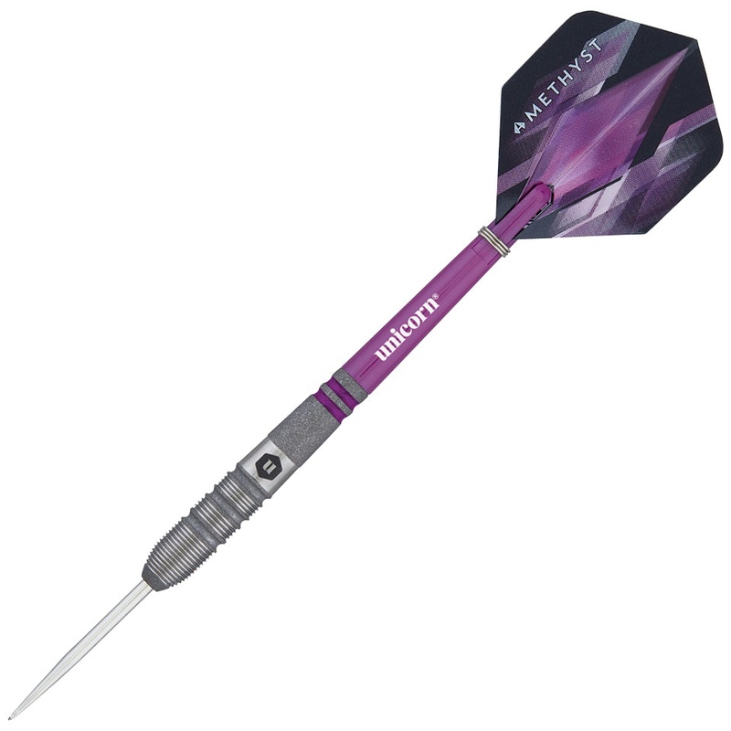 Unicorn Amethyst 3 Steel Tip Darts – 24gm