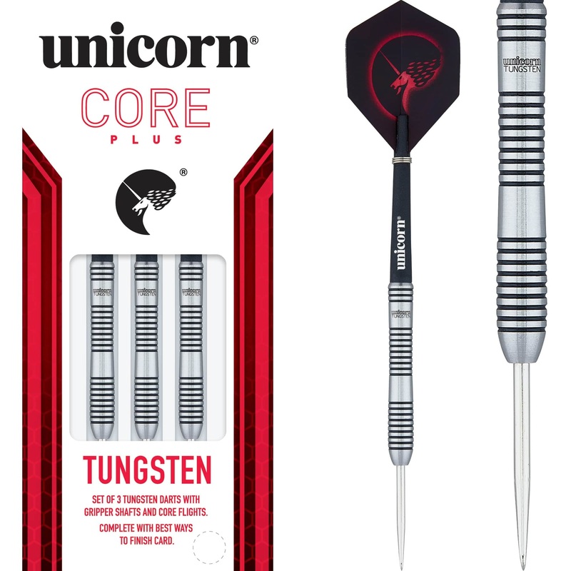 *Unicorn Core Plus Win Darts – Steel Tip – Style 1 – Ringed 20g