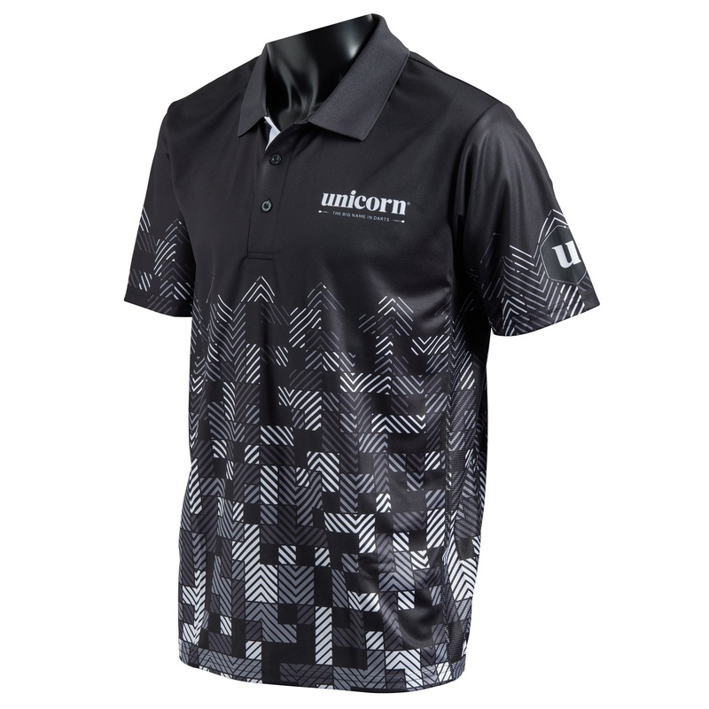 Unicorn Pro-Tech Digital Dart Shirt – White Extra Small