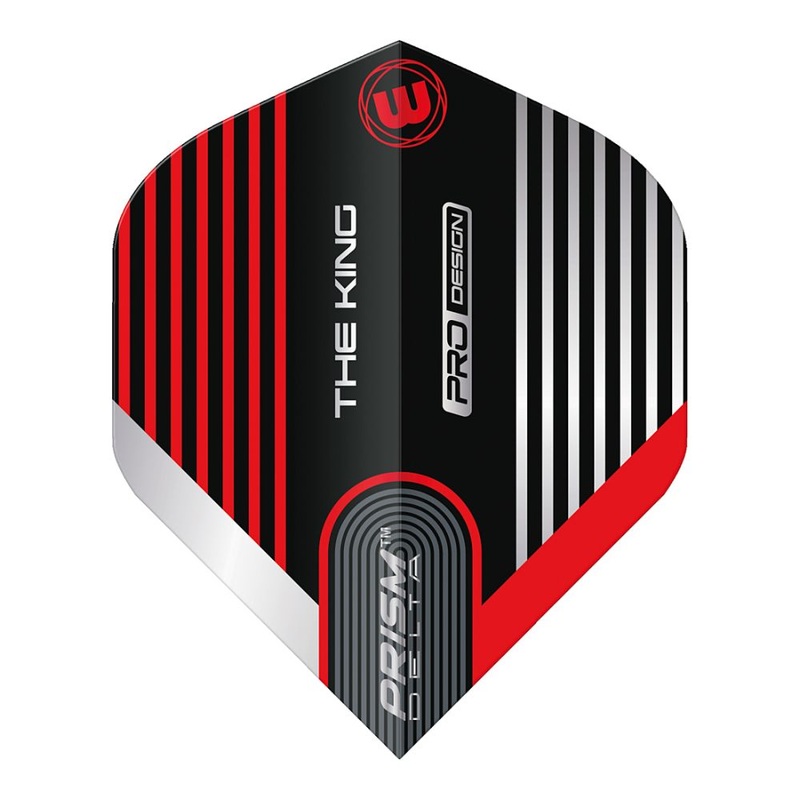 Winmau Prism Delta The King Stripe Dart Flights No2 Standard