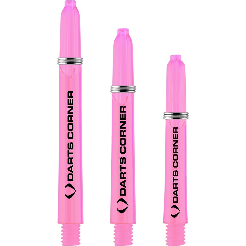 *Darts Corner Polycarbonate Shafts – Dart Stems – Pink Medium