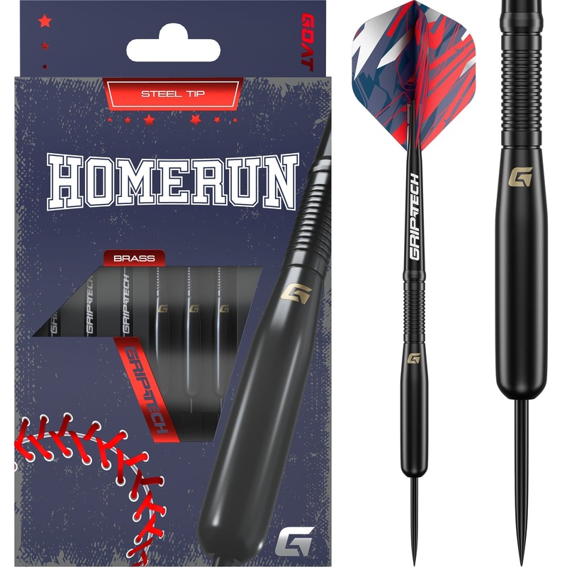 Goat Homerun Darts – Steel Tip – Black Brass – 15g