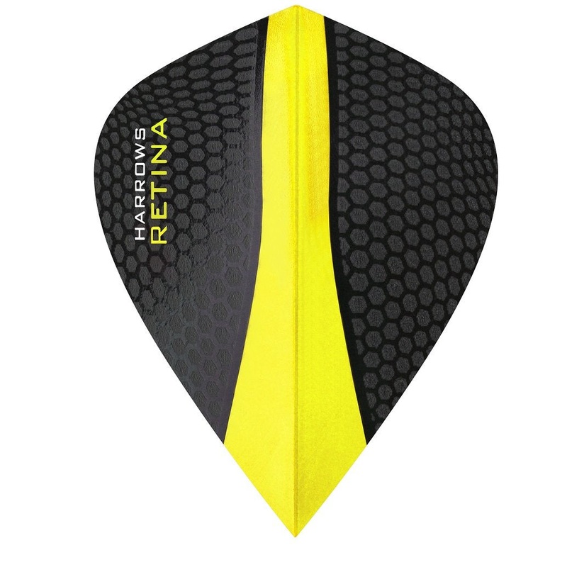Harrows Retina Kite Yellow Dart Flights Yellow