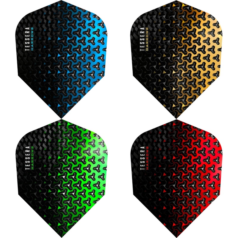 Harrows – Tessera – Standard Dart Flights Blue