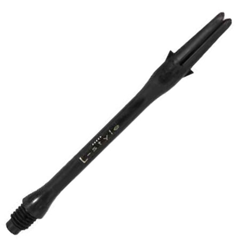 L-Style L-Shaft Carbon Locked Slim Dart Shafts – 440 Long Black