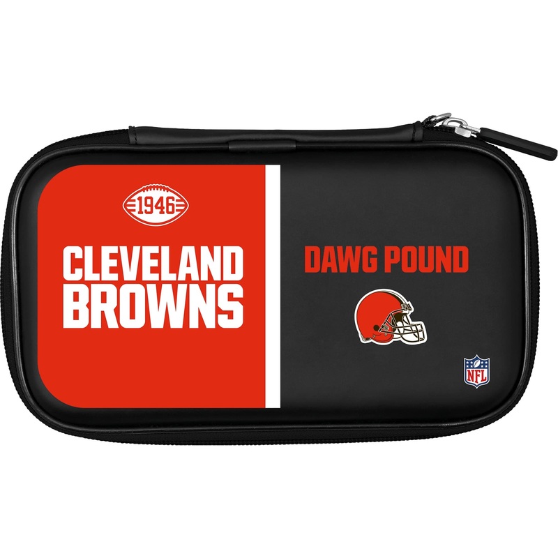 NFL – Dart Case – Official Licensed – Holds 2 Sets – Cleveland Browns