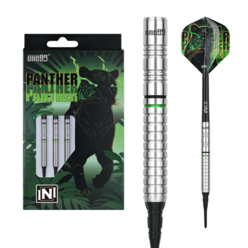One80 Panther-N 18 gram 80% Tungsten Soft Tip Dart Set