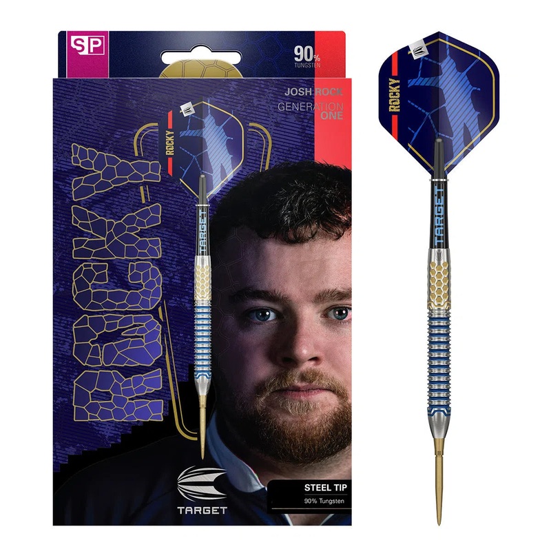 Target Darts Josh Rock Gen 1 SP 90% Tungsten Steel Tip Darts 22 GRAM