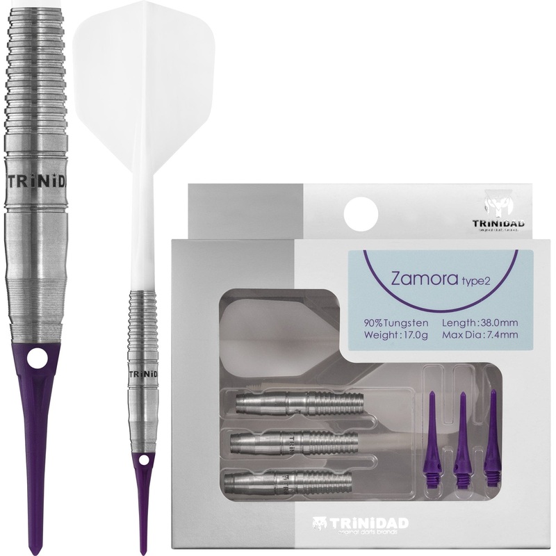 Trinidad Pro – Soft Tip Tungsten Darts – Zamora Type2 19g