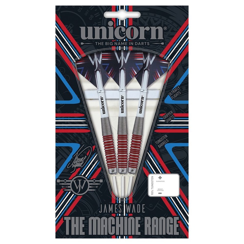 Unicorn James Wade The Machine 90% Tungsten Darts 2024 22 grams