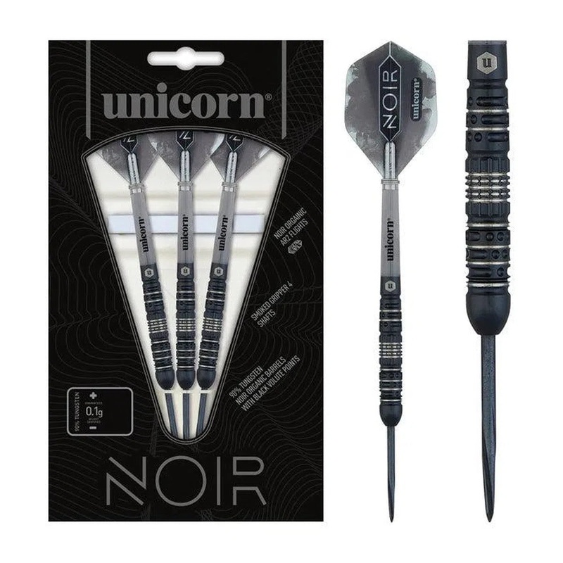 Unicorn Noir Style 4 90% Tungsten Steel Tip Darts 21 GRAM