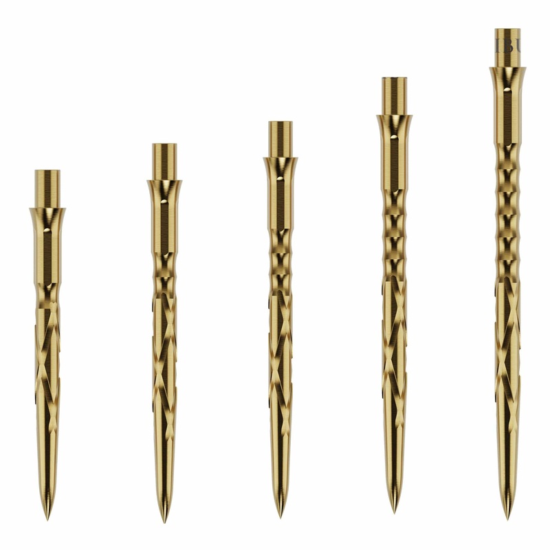 Caliburn Replaceable Dart Points – HAN G2 – Gold 28mm
