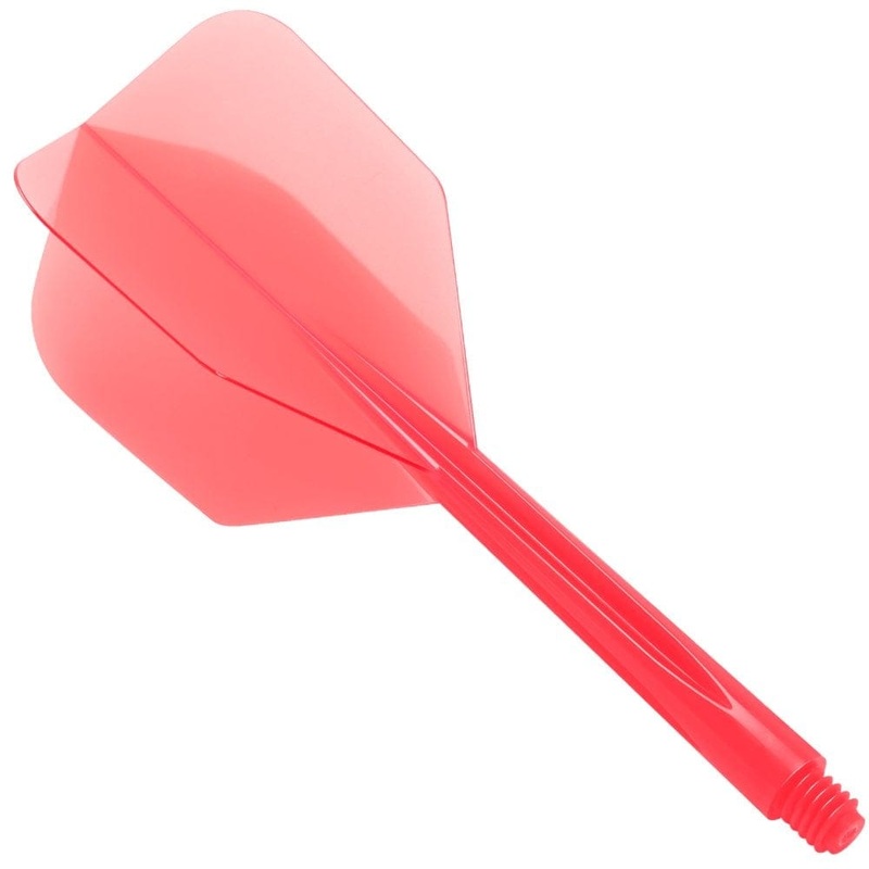 Condor Dart Flights – Zero Stress – Small – Clear Red Long