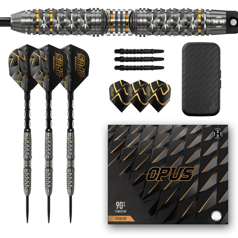 Harrows Opus – Steel Tip Darts – 90% Tungsten – 22g