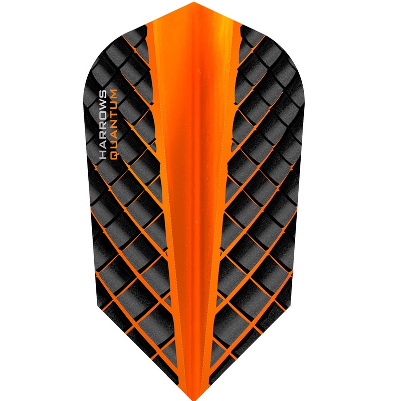 Harrows Quantum Slim Orange Dart Flights