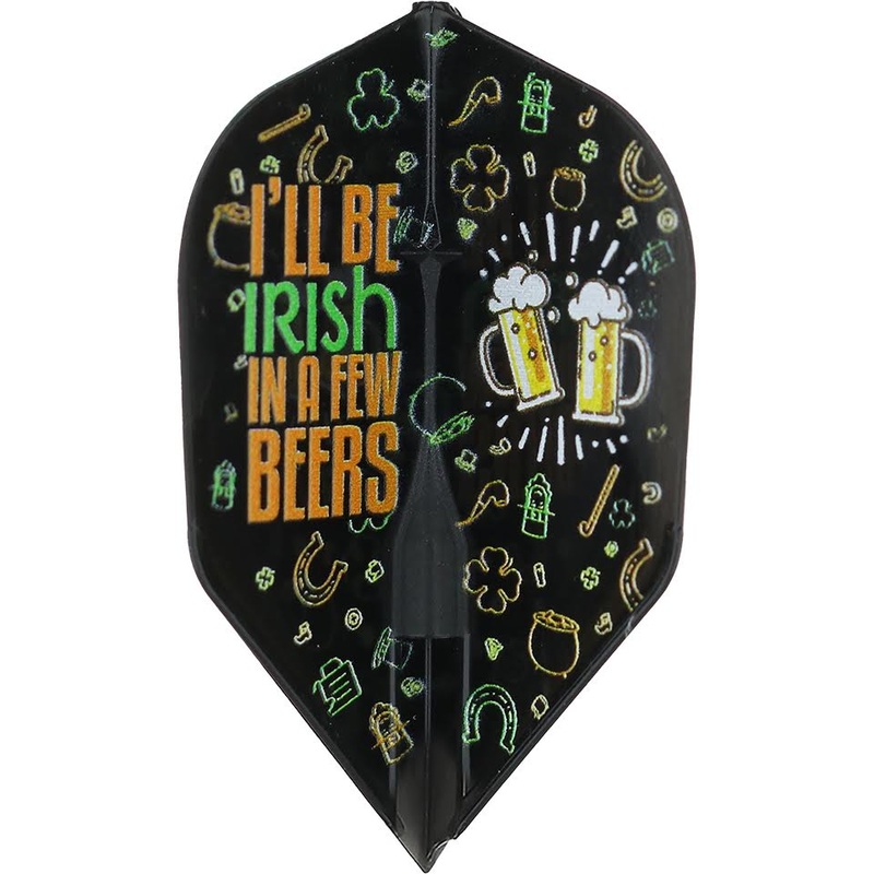 L-Style EZ Irish in a Few Beers Dart Flights – L3 / Shape