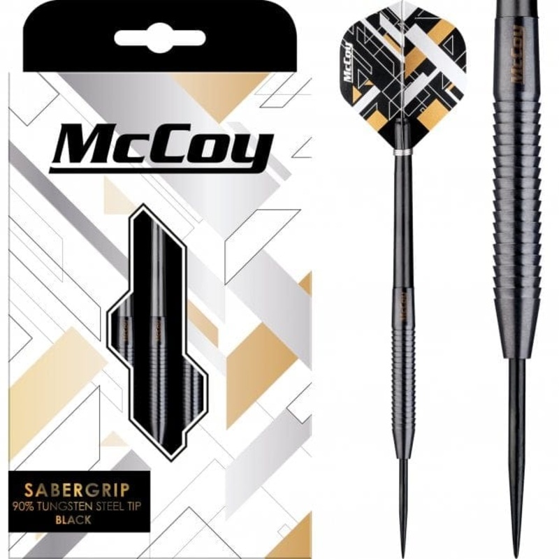 McCoy Sabergrip – 90% Steel Tip Tungsten – Black 18g