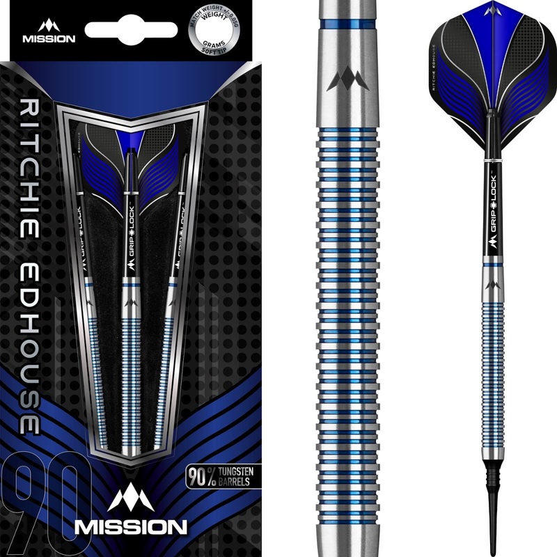 Mission – Ritchie Edhouse Darts – Soft Tip – 90% Tungsten – 21g