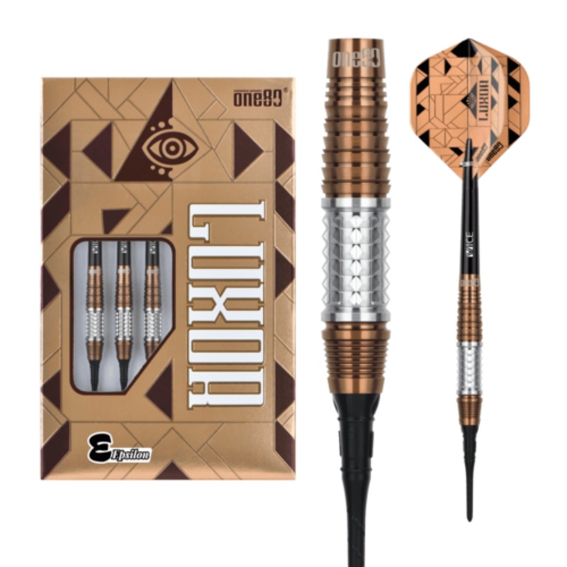 One80 Luxor Epsilon 18 gram 90% Tungsten Soft Tip Dart Set
