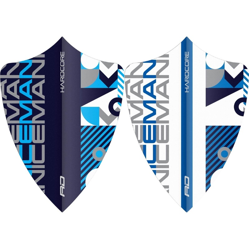 Red Dragon – Hardcore Gerwyn Price Stack – Freestyle Dart Flights Blue