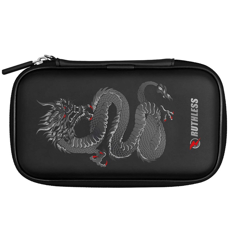 Ruthless Designed EVA Dart Case – Large – Black – Dragon